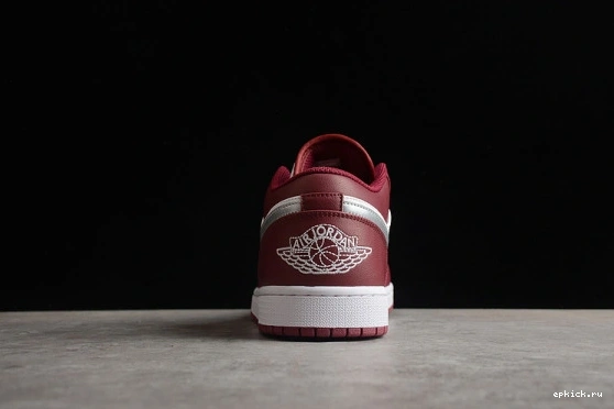 Rep EP Bordeaux 1 Low White 553558-615 553558-615 Jordan 0107